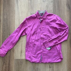 Men's Pink/Purple Dress Shirt